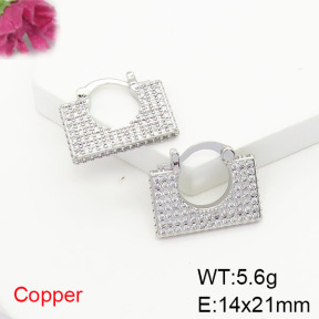 Fashion Copper Earrings  F6E404816bbov-L017