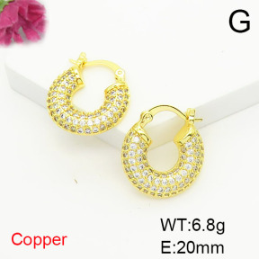 Fashion Copper Earrings  F6E404817bbov-L017