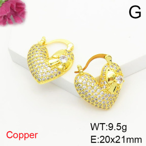 Fashion Copper Earrings  F6E404819bbov-L017