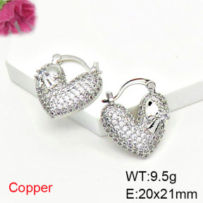 Fashion Copper Earrings  F6E404820bbov-L017