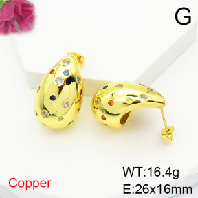 Fashion Copper Earrings  F6E404825bbov-L017