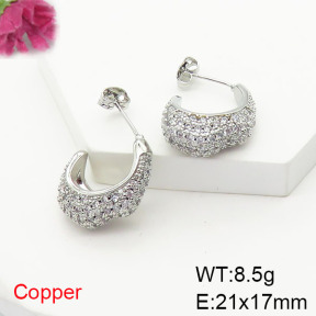 Fashion Copper Earrings  F6E404843bbov-L017