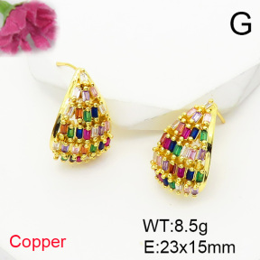 Fashion Copper Earrings  F6E404845bhia-L017