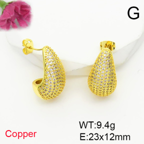 Fashion Copper Earrings  F6E404847bhva-L017