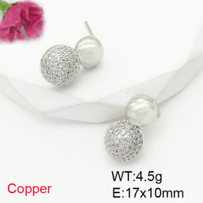 Fashion Copper Earrings  F6E404850bbov-L017