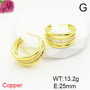 Fashion Copper Earrings  F6E404863bhva-L017