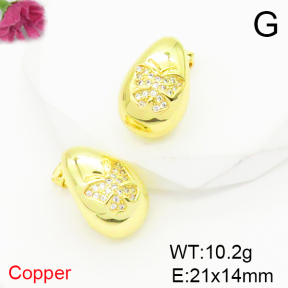 Fashion Copper Earrings  F6E404877vbnb-L017