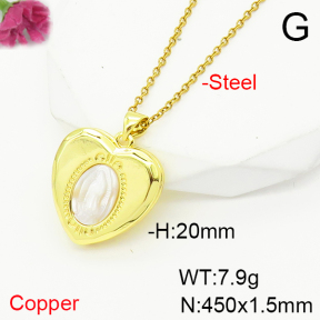 Fashion Copper Necklace  F6N300924bbov-L017