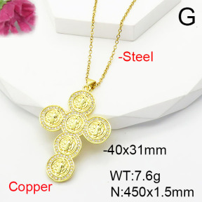 Fashion Copper Necklace  F6N407239baka-L017