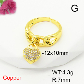 Fashion Copper Ring  F6R401498ablb-L017
