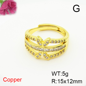 Fashion Copper Ring  F6R401502ablb-L017