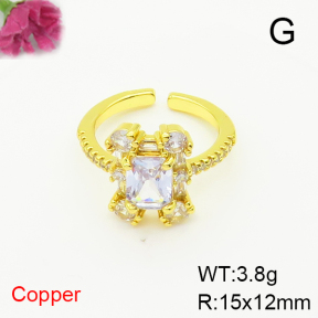 Fashion Copper Ring  F6R401503ablb-L017
