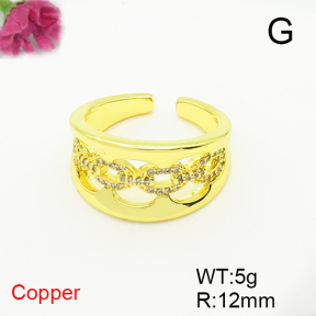 Fashion Copper Ring  F6R401505ablb-L017
