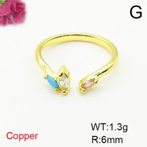 Fashion Copper Ring  F6R401511baka-L017