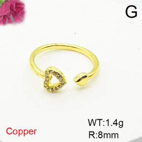 Fashion Copper Ring  F6R401514baka-L017