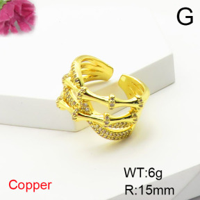 Fashion Copper Ring  F6R401516ablb-L017