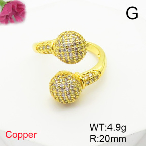 Fashion Copper Ring  F6R401522vbmb-L017