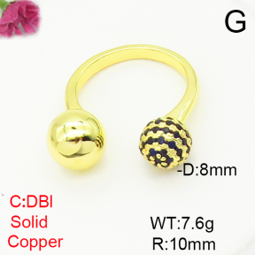 Fashion Copper Ring  F6R401524ablb-L017