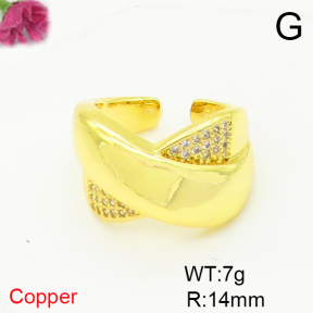 Fashion Copper Ring  F6R401532vbmb-L017