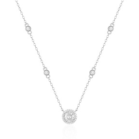 925 Silver Necklace  WT:2.16g  N:400+50mm
P:8mm  JN5740bjja-Y30