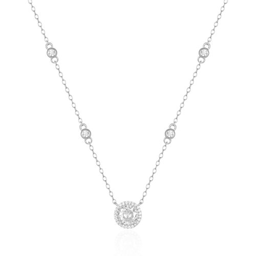925 Silver Necklace  WT:2.16g  N:400+50mm
P:8mm  JN5740bjja-Y30
