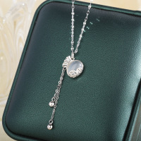 925 Silver Necklace  WT:2.21g  P:12x10mm 
 N:400+50mm  JN5768aiol-Y31  XL794