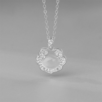 925 Silver Necklace  WT:2.52g  P:11.7x13.3mm 
 N:400+50mm  JN5824aimn-Y31  XL776