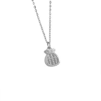 925 Silver Necklace  WT:1.79g  P:11.3x8.6mm 
 N:400+50mm  JN5835aiki-Y31  
XL1429-1