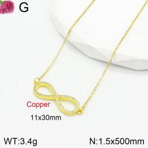 Fashion Copper Necklace  F2N400751ablb-J71