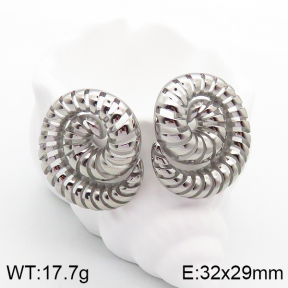 Stainless Steel Earrings  Handmade Polished  5E2003312bhva-066