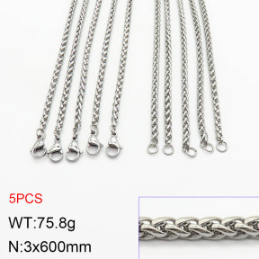 Stainless Steel Necklace  2N2003593bhva-419