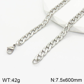 Stainless Steel Necklace  2N2003598aajl-419