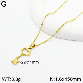 Stainless Steel Necklace  2N2003613aako-355