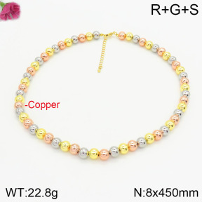 Fashion Copper Necklace  F2N200023ahlv-J48