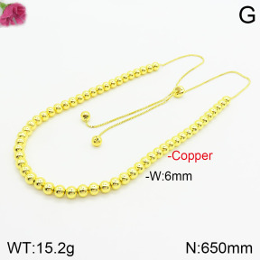 Fashion Copper Necklace  F2N200027ahjb-J48