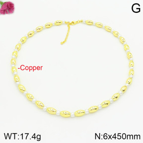 Fashion Copper Necklace  F2N300096ahlv-J48