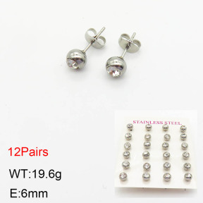Stainless Steel Earrings  2E4002817bhva-465