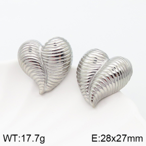 Stainless Steel Earrings  Handmade Polished  5E2003417bhva-066