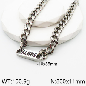 Stainless Steel Necklace  5N2001022ajlv-758