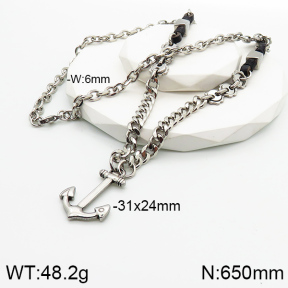 Stainless Steel Necklace  5N2001046ajlv-758