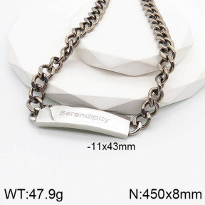 Stainless Steel Necklace  5N2001055ajlv-758