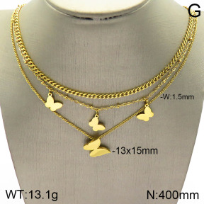 Stainless Steel Necklace  2N2003625bhil-642