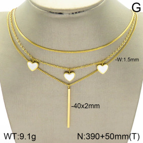 Stainless Steel Necklace  2N3001408bhil-642