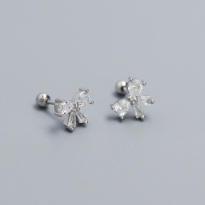 925 Silver Earrings  WT:1.28g  7.2mm  JE5903vhom-Y05  YHE0596