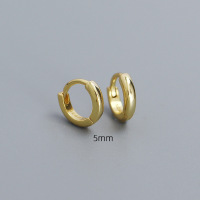 925 Silver Earrings  WT:0.6g  5mm  JE5922bhia-Y05  YHE0584