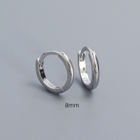 925 Silver Earrings  WT:1.14g  8mm  JE5927vhlo-Y05  YHE0584
