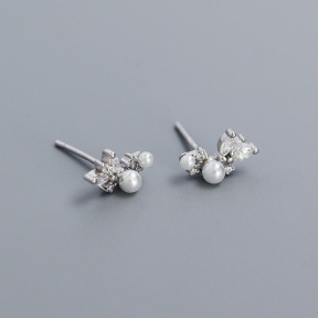 925 Silver Earrings  WT:0.78g  10.2mm  JE5933vhkm-Y05  YHE0606