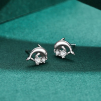 925 Silver Earrings  WT:1.16g  8.7*6.9mm  JE5937vhko-Y11  ED2621