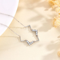 925 Silver Necklace  WT:2.1g  N:400+50mm  JN6022aiom-Y11  NB1002502