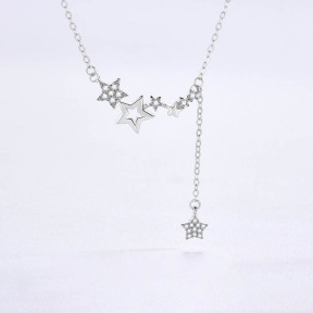 925 Silver Necklace  N:400+50mm
P:21*30mm  JN6036aino-Y11  NB1002473